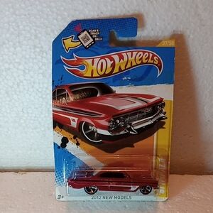 Hot Wheels 61 Impala Die cast Car From The 2012 New Model Series